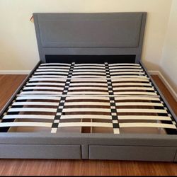 King And Calking Available.  On Sale With Nice Mattress. 