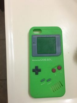 iPhone 5, 5s, 5c case game boy case