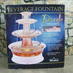 Beverage fountain con luz