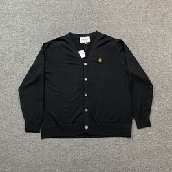Carhartt Black Cardigan Sweater
