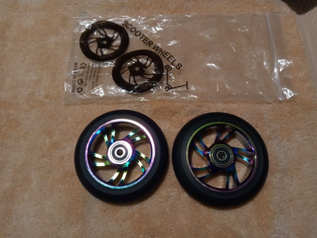 Kutrick Scooter Wheels Complete 2pcs. Neo 110mm Pro Street Scooter Wheels