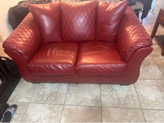 Red Love Seat