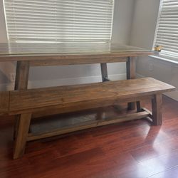 Table and Bench 