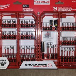 Milwaukee Shockwave 74pc Impact Driver Bit Set 