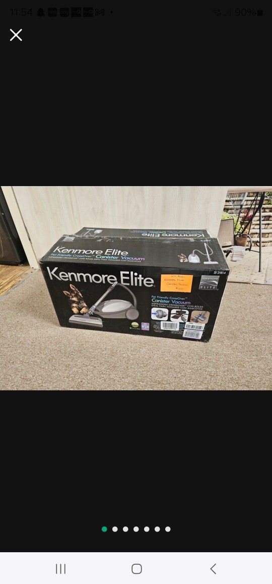 BRAND NEW! *STILL IN BOX* Kenmore Elite. Canister Vacuum.