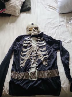 Skeleton King's Halloween costume kid size medium 8-10