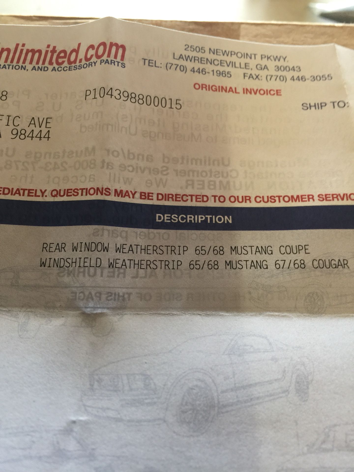 Windshield Weather Stripping