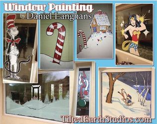 Window Painting for the holidays