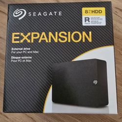 Seagate Expansion 8TB External Hard Drive – USB 3.0 – Rescue Data Recovery