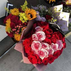Valentine’s Day Rose Bouquets