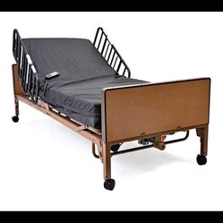 Adjustable Hospital Bed With Mattress 