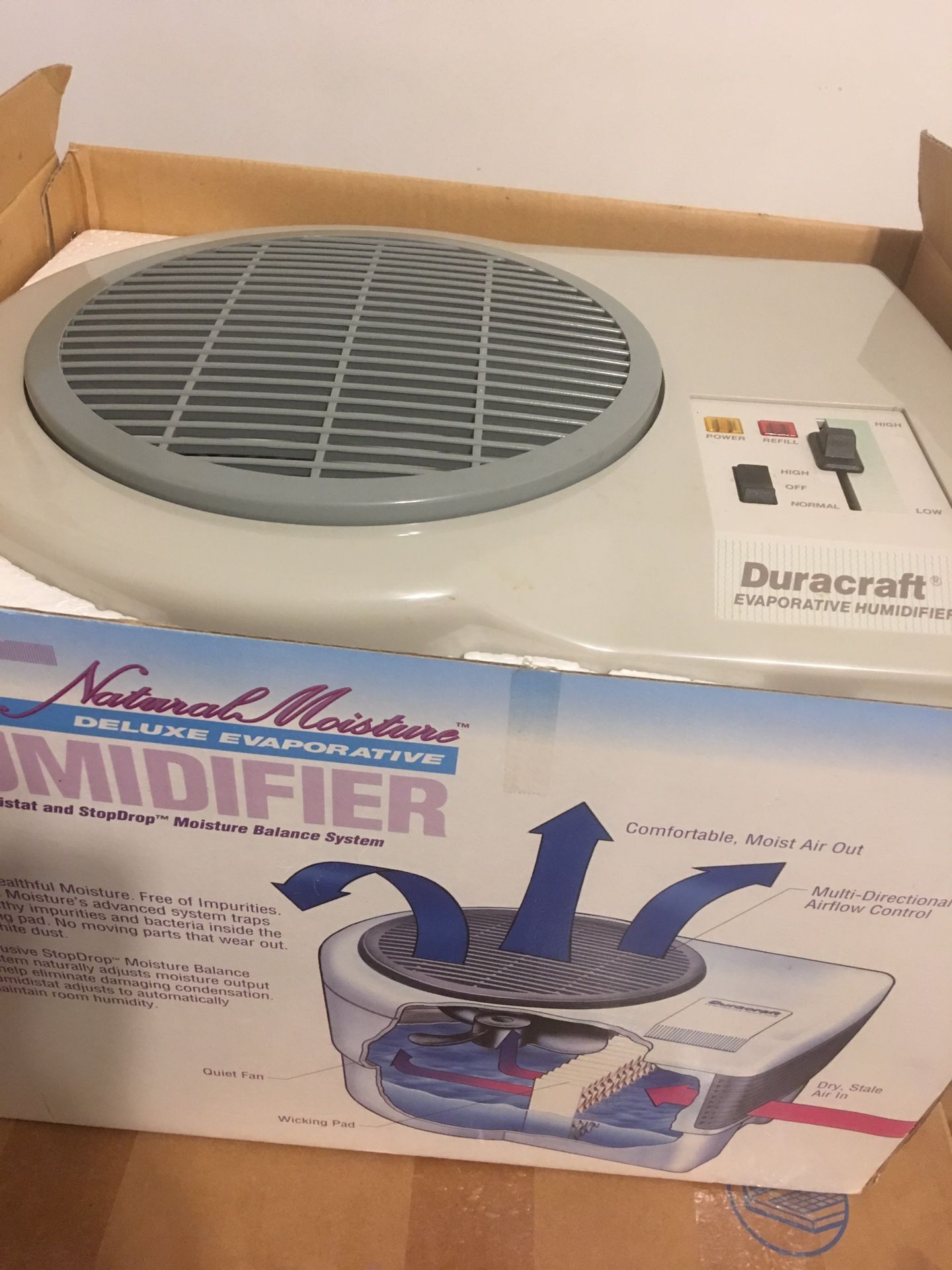 3 Gal Duracraft Deluxe Humidifier Model DH-805