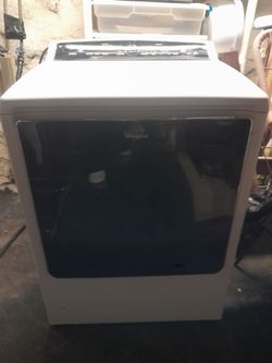 Whirlpool 7.0 to 8.8 cubic foot front load dryer