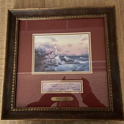 Beautiful Thomas Kinkade Gift Print With COA
