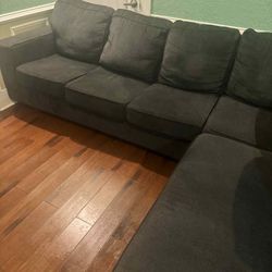 Sectional With Ottoman