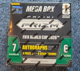 Panini Prizm FIFA World Cup 2026 Mega Box