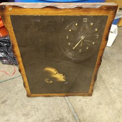 Canvas Wood Clock 