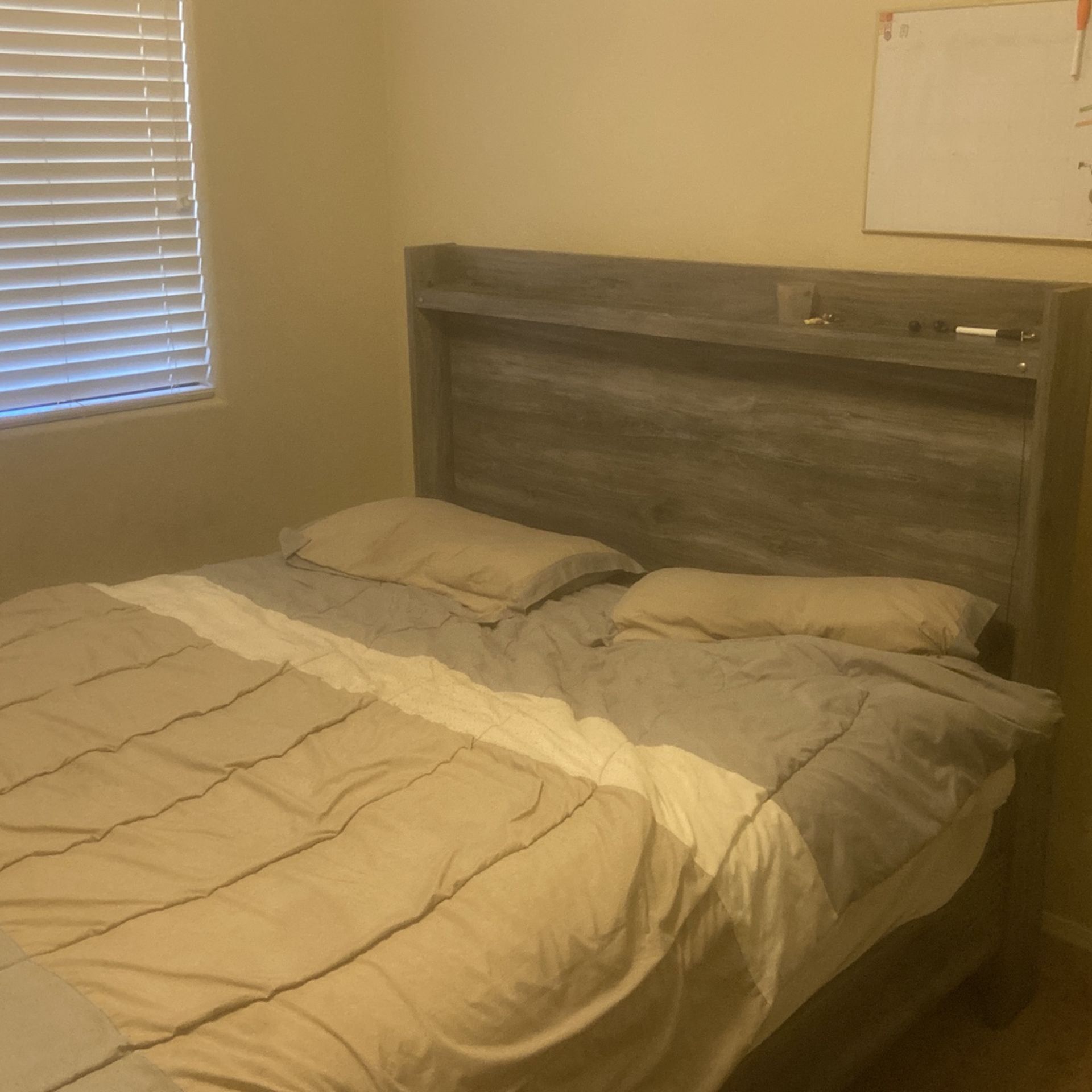 Queen Sized Bed With Frame
