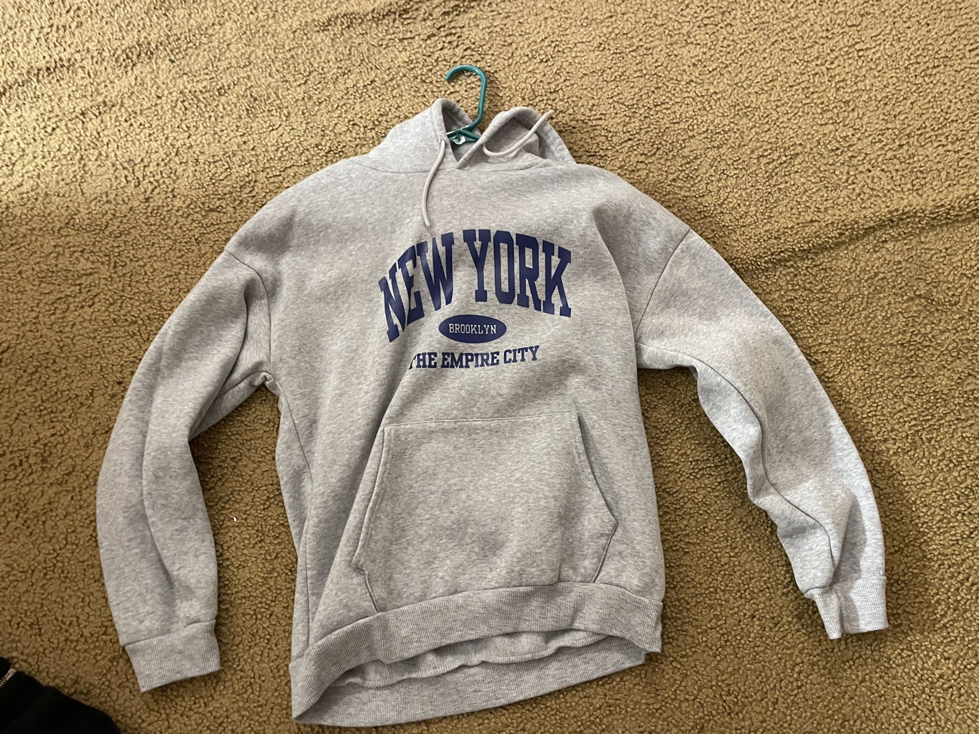 Grey New York Hoodie