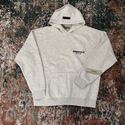 Essential Hoodie Light Oat