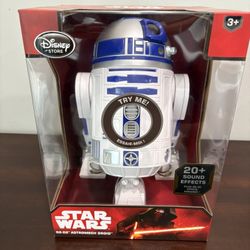 R2D2 Disney Store STAR WARS Droid Sound Activated INTERACTIVE ASTROMECH R2D2 