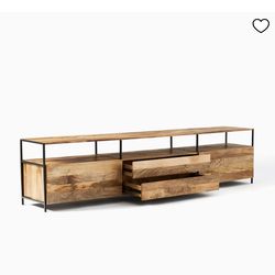 West Elm industrial media console