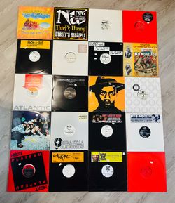 20 Hip Hop Rap 12” Vinyl Record Lot Nas Biggie 2Pac Jay-Z Eminem Roots Mos Def