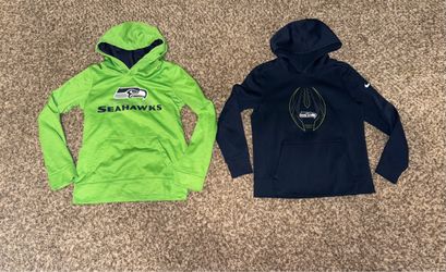 Nike & NFL Team Apparel Seattle Seahawks Youth Medium Hoodies