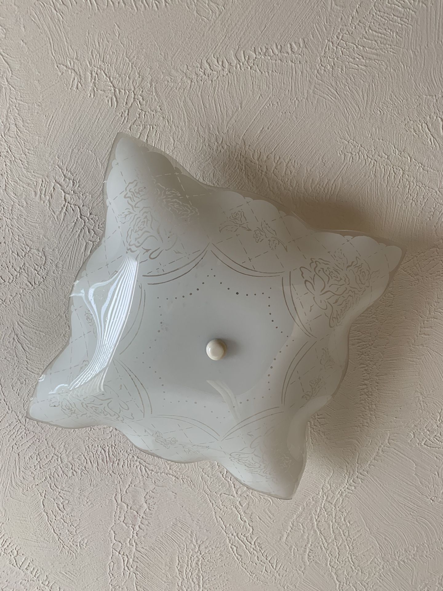 2 -1950’s antique light fixture