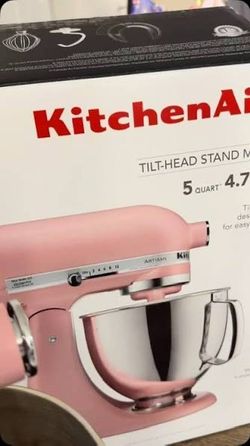 Kitchen aide artisan soft pink