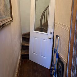 White Exterior House Door 