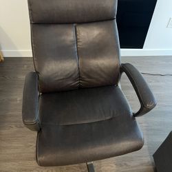 Brown Leather Office Chair