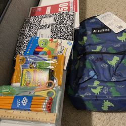 Backpack And School Supply 
