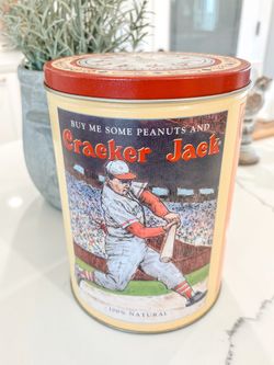 Vintage Cracker Jack Tin