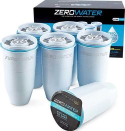 6 PACK ZERO WATER REPALCEMENT WATER FILTERS