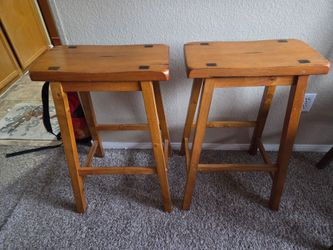 2 counter height bar stools