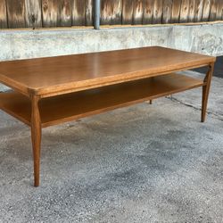Mid Century Walnut Coffee Table 