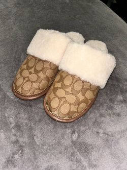 Coach slippers