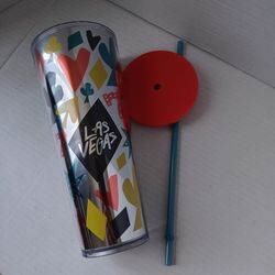 STARBUCKS LAS VEGAS 777 24oz. Tumbler w/Straw