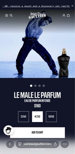JEAN PAUL GAULTIER "LE MALE" LE PARFUM