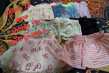 Girls Skirts & Shorts Bundle 18M–XS 4-5