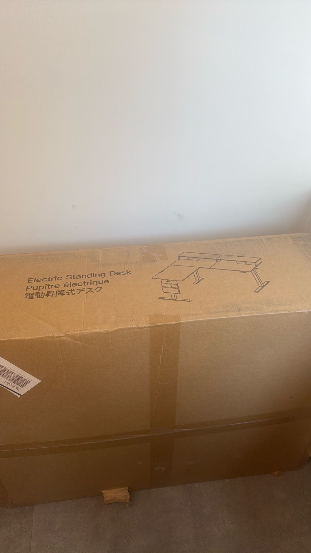 Electing standing desk
