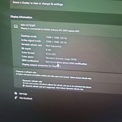 MSI Gaming Monitor