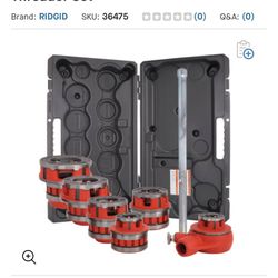 Rigid pipe Threading Kit