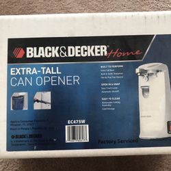 Black Decker Extra Tall Can Opener