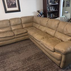Leather Sectional Sofa 