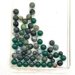 Lot Of Gemstone Green Beads
