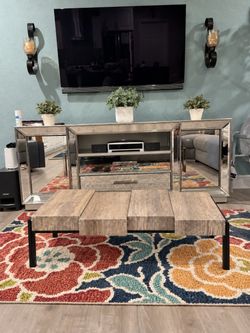 Rustic Industrial Coffee Table