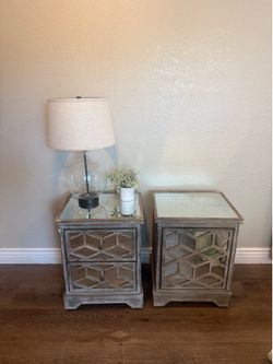 Nightstands- end tables- side table- farmhouse