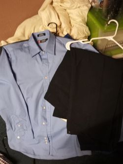 Boys Dress Shirt and slacks